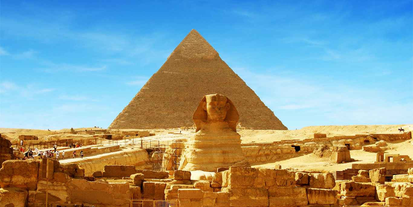Aegypten-Pyramiden-Gizeh-Sphinx