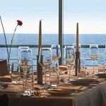 Restaurant Bernstein Tisch mit Meerblick