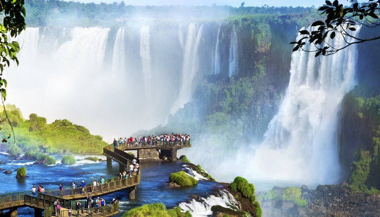 Brasilien-Iguazu-Wasserfall