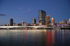 Bedrohliche Wassermassen vor Brisbane