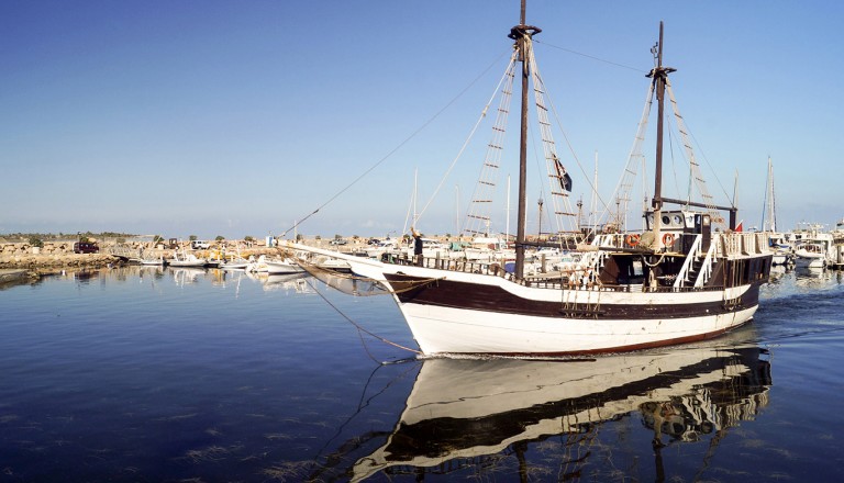  Djerba-Piratenschiff-Flamingoinsel