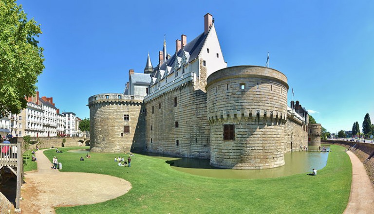  Frankreich-Schloss-Nantes