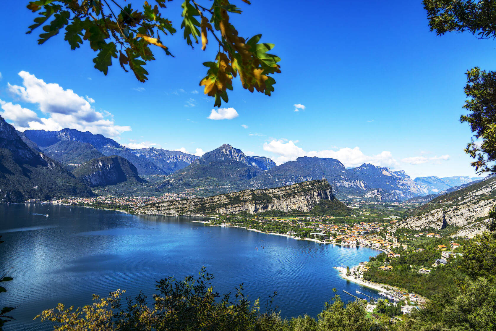 Gardasee Blick über den See