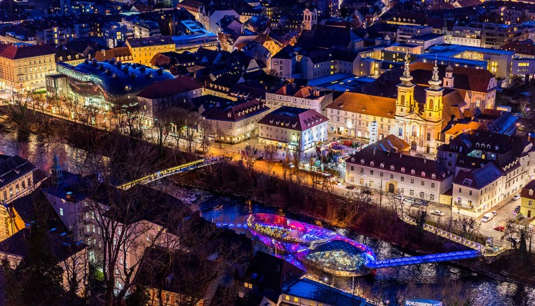 Graz in der Nacht - Partyurlaub