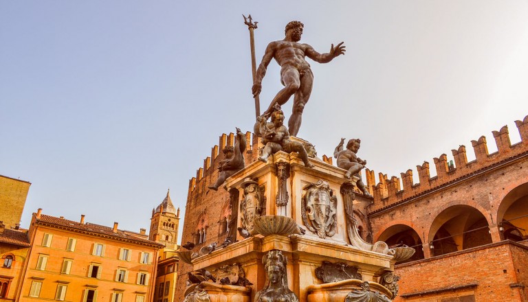  Italien-Neptunbrunnen-Bologna