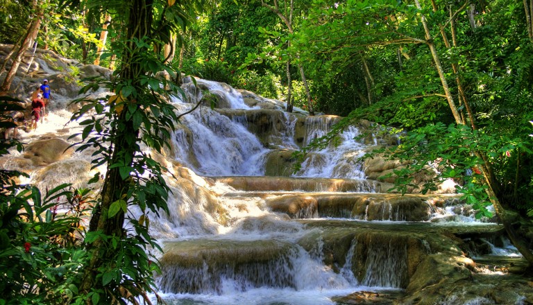 Jamaika-Dunns-River-Falls-und-Park