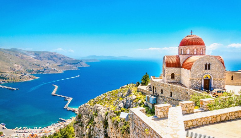 Kreta Blick über das Meer