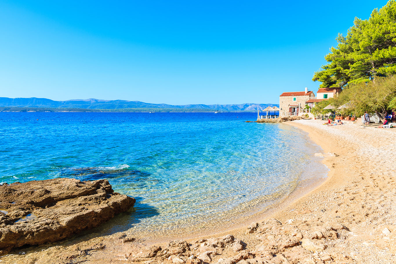 Strand in Kroatien