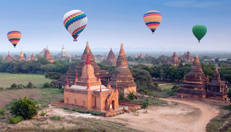 Myanmar - Ballonfahrt Bagan