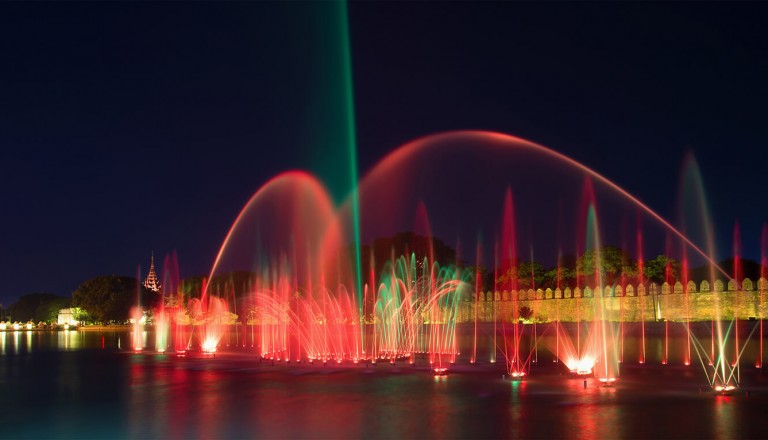 Myanmar - Naypyidaw Water Fountain Garden