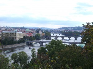 Prag mit Blick auf die Moldau