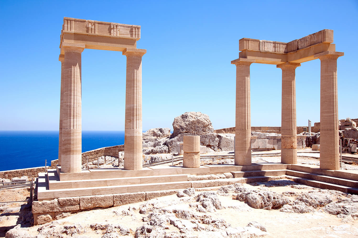 Rhodos - Akropolis von Lindos