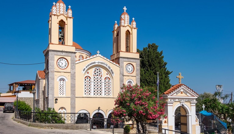 Siana church. Rhodes, Greece
