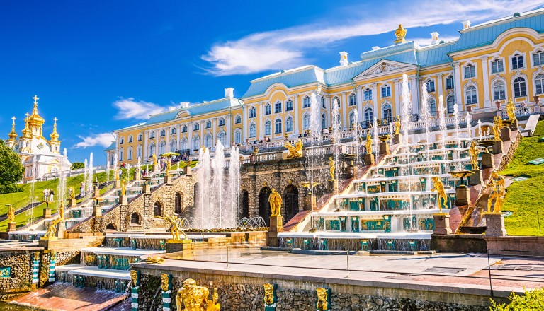 Sankt-Petersburg-Schloss-Peterhof.