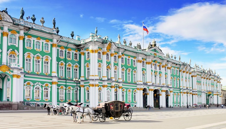  Sankt-Petersburg-Winterzeit.