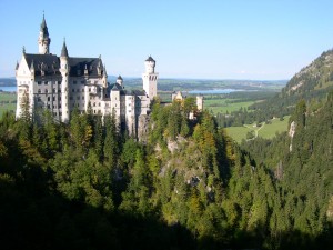 Scloss Neuschwanstein in Bayern