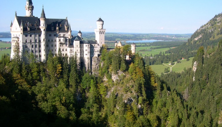 Scloss Neuschwanstein in Bayern