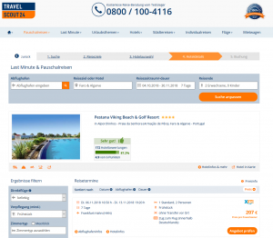 Deal Screenshot Pestana Viking Beach Algarve Portugal