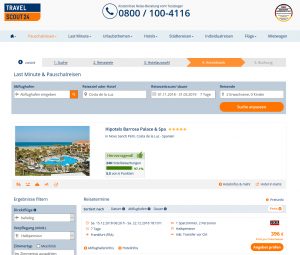 Deal Hotel Barrosa Palace Spanien Screenshot