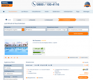 Deal Mallorca Screenshot Hotel Na Taconera