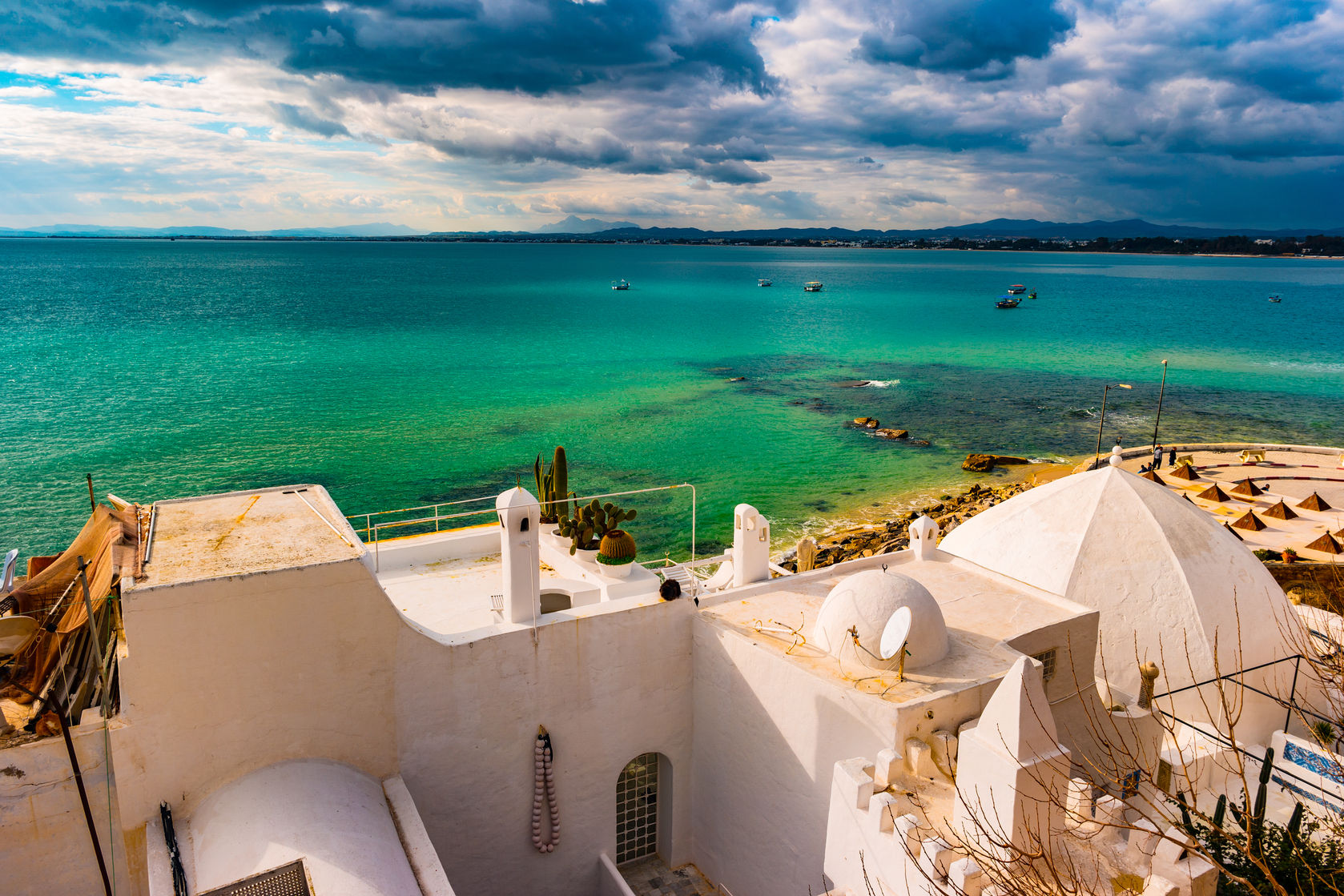 Tunesien Hammamet Blick auf das Me