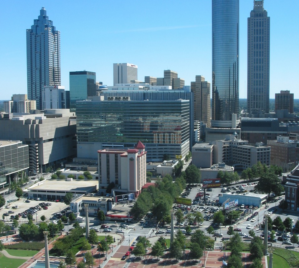 Innenstadt Atlantas im Bundesstaat Georgia