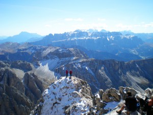 Bergsteigen in den Dolomiten