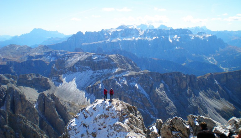 Bergsteigen in den Dolomiten