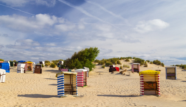 Strandkörbe auf Borkum