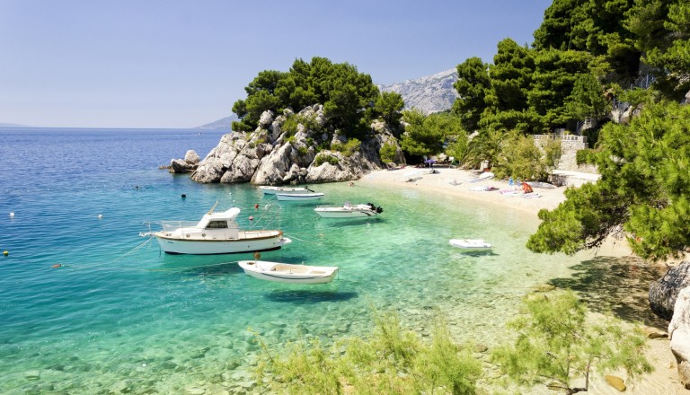 Brela an der Makarska Riviera