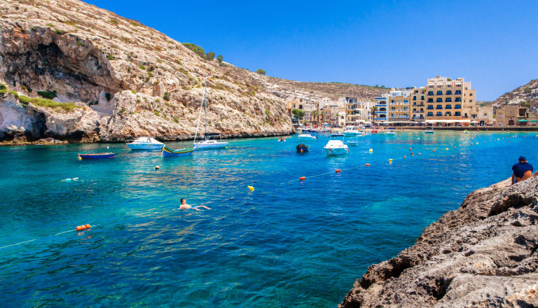 Bucht Malta Boote