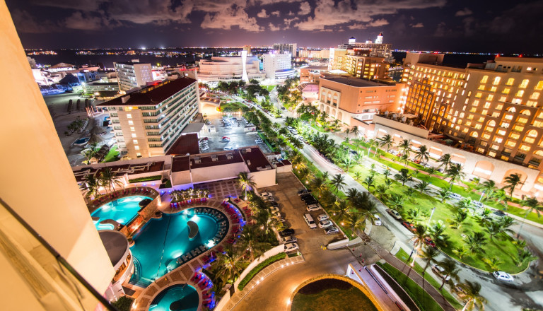 Cancun bei Nacht