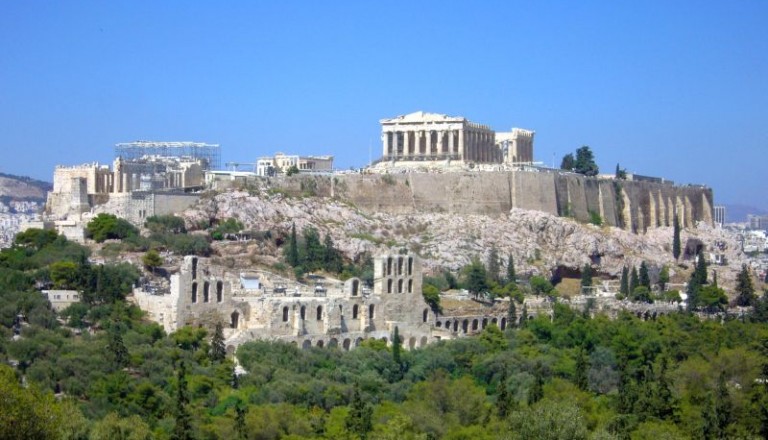 Die Akropolis in Athen ist nachwievor Besuchermagnet für Deutsche