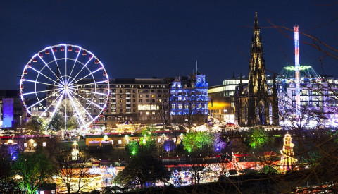 Edinburgh bei Nacht