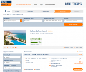 Screenshot Deal Radisson Blu Fujairah, Vereinigte Arabische Emirate