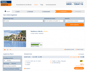 Screenshot Deal Residence a Merula auf Korsika