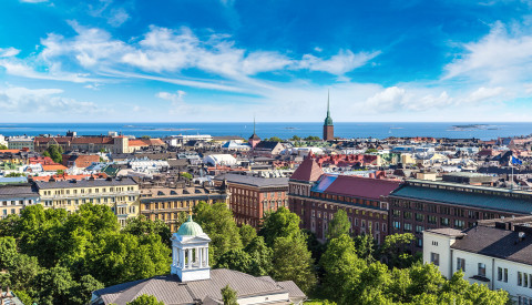 Blick auf Helsinki
