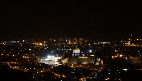 Jerusalem bei Nacht