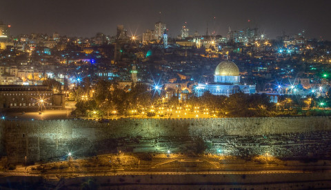 Jerusalem bei Nacht