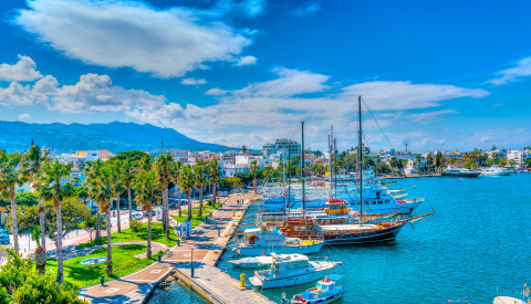 Hafen in Kos-Stadt