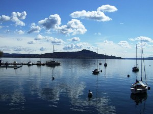 Der nahe gelegene Lago Maggiore