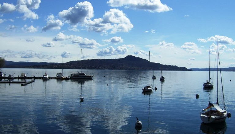 Der nahe gelegene Lago Maggiore