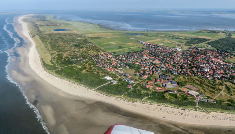 Blick auf Langeoog
