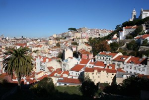 Blick über Lissabon lissabon