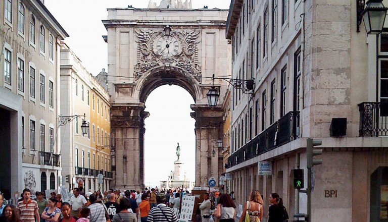 Arco da Rua Augusta in Lissabon