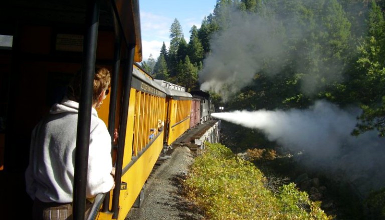 Mit dem Dampfzug durch die USA