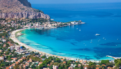 Mondello Beach in Palermo