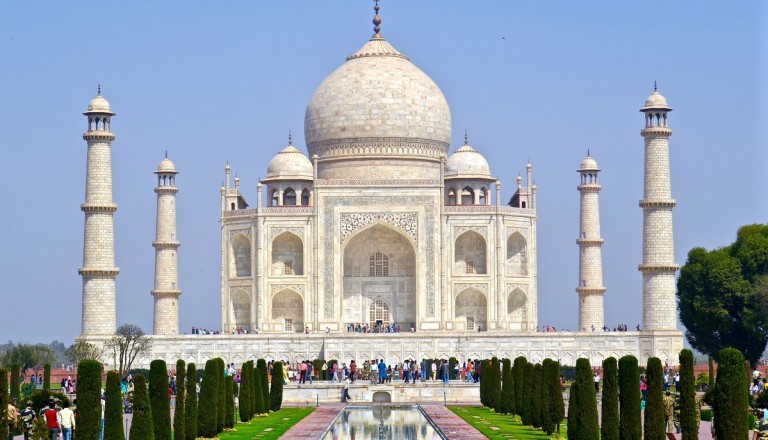 Der Taj Mahal in Indien