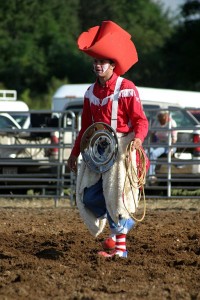 Rodeo Clown in Hondo, Texas