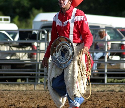 Rodeo Clown in Hondo, Texas